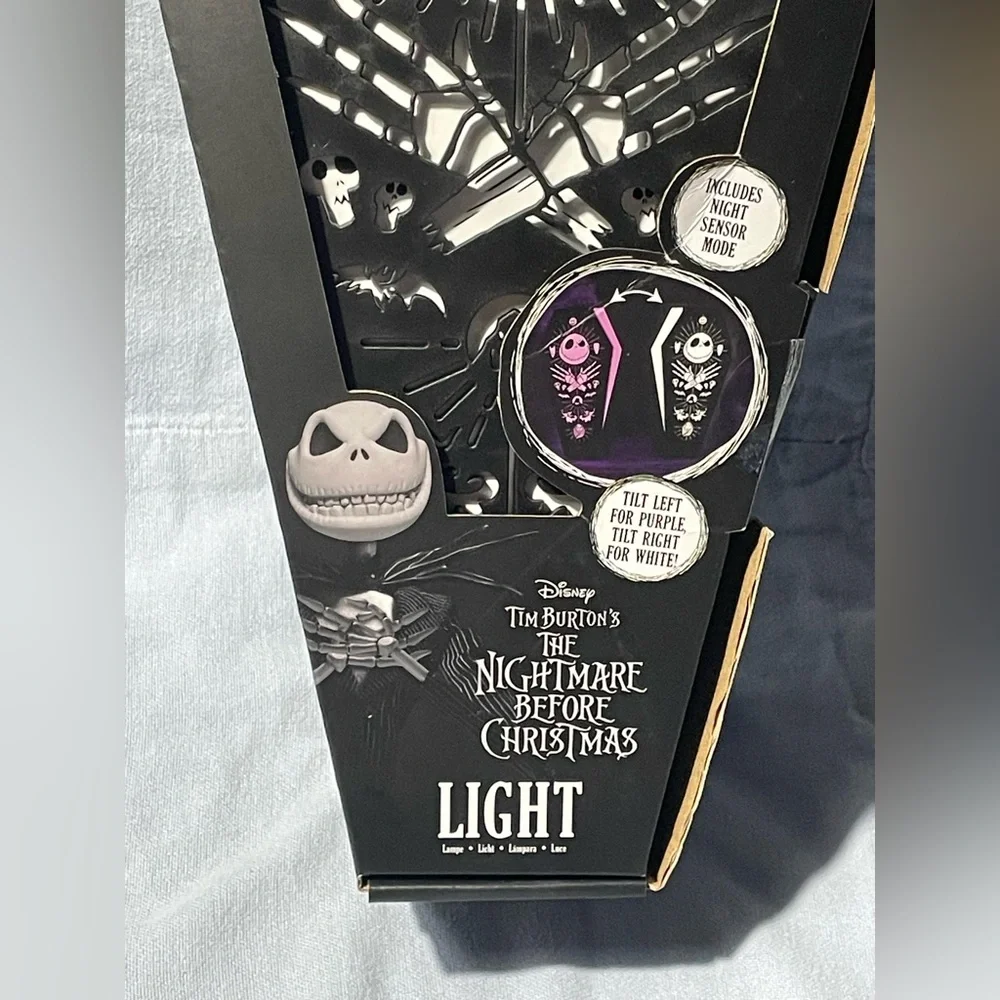 NEW Walt‎ Disney Coffin Shaped The Nightmare Before Christmas Jack 3D Light